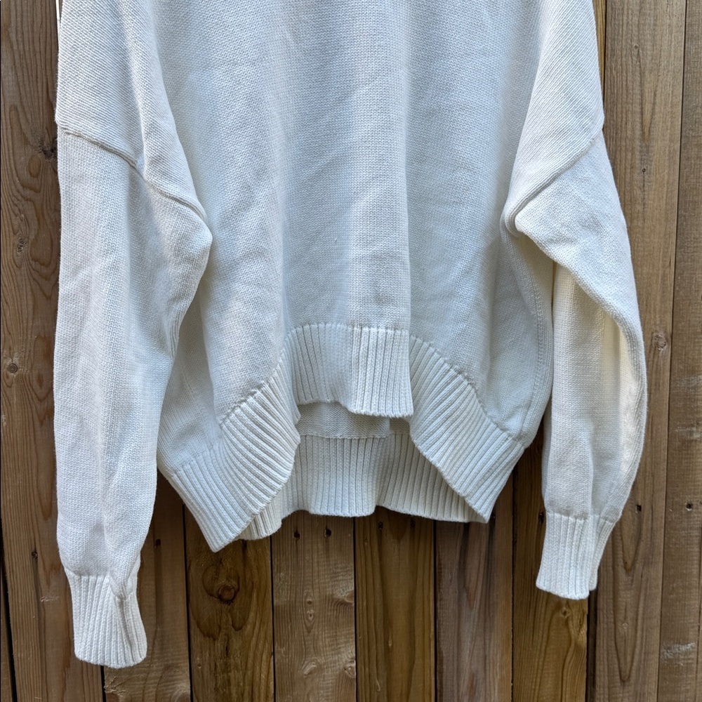 Quince organic cotton‎ boyfriend Crew Neck Sweater - Picture 3 of 7